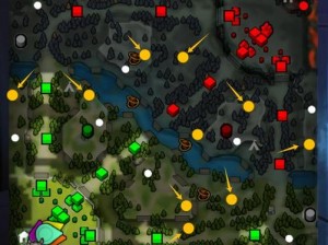 《DOTA游戏中的眼位设置详解：战略视野与战术布局》