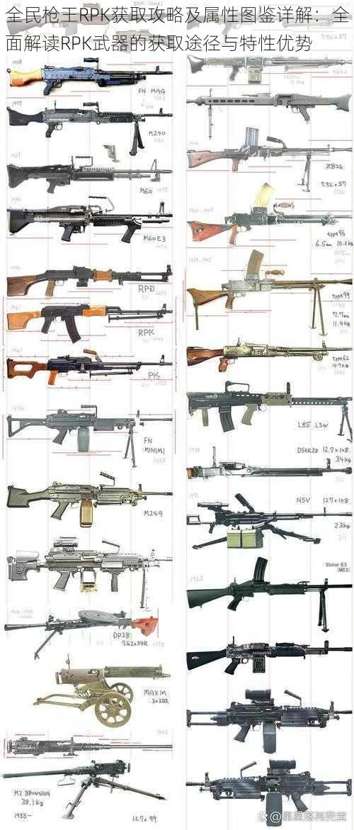全民枪王RPK获取攻略及属性图鉴详解：全面解读RPK武器的获取途径与特性优势