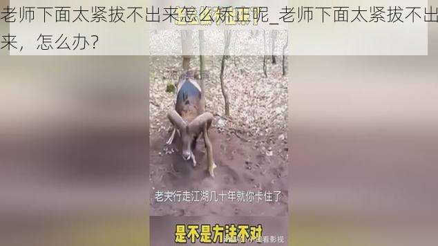 老师下面太紧拔不出来怎么矫正呢_老师下面太紧拔不出来，怎么办？