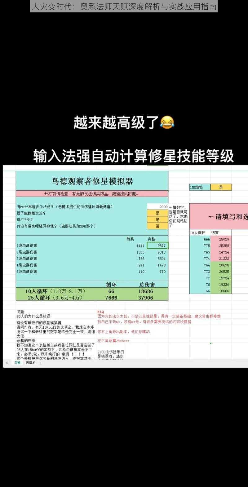 大灾变时代：奥系法师天赋深度解析与实战应用指南