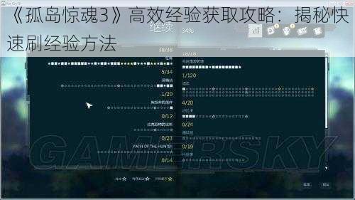《孤岛惊魂3》高效经验获取攻略：揭秘快速刷经验方法