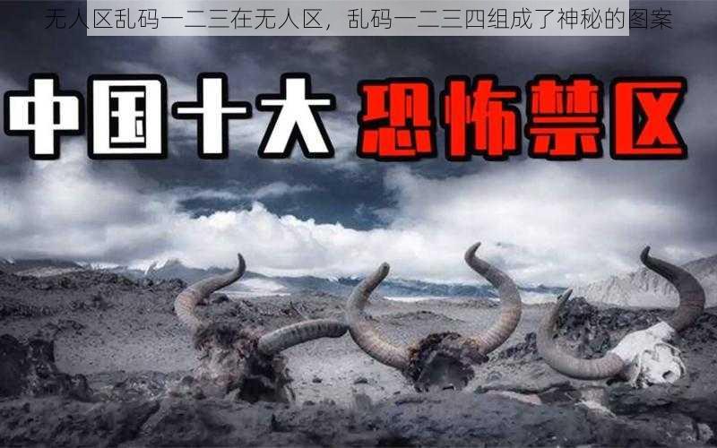 无人区乱码一二三在无人区，乱码一二三四组成了神秘的图案