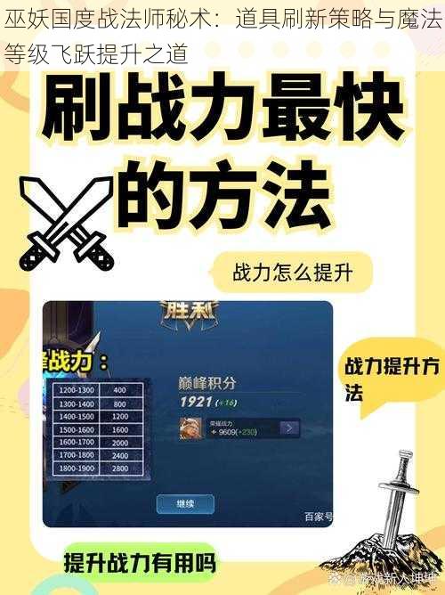 巫妖国度战法师秘术：道具刷新策略与魔法等级飞跃提升之道