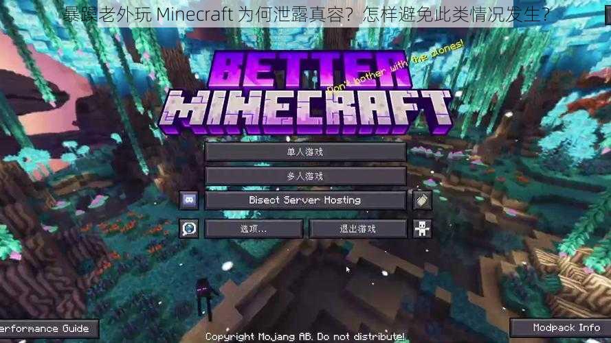 暴躁老外玩 Minecraft 为何泄露真容？怎样避免此类情况发生？