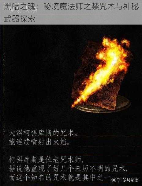 黑暗之魂：秘境魔法师之禁咒术与神秘武器探索