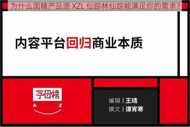 为什么国精产品源 XZL 仙踪林仙踪能满足你的需求？