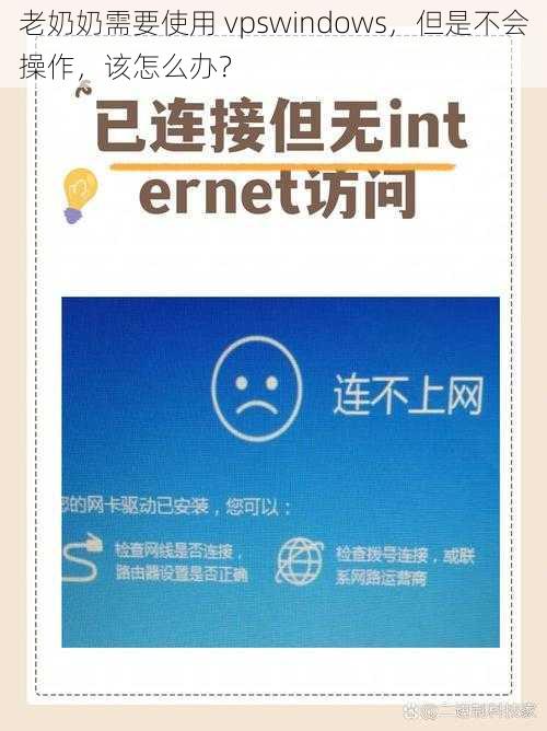老奶奶需要使用 vpswindows，但是不会操作，该怎么办？