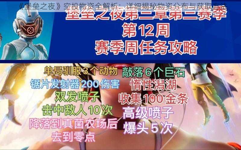 《堡垒之夜》空投物资全解析：详细揭秘物资分布与获取方法