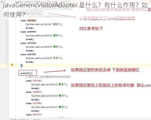 JavaGenericVisitorAdapter 是什么？有什么作用？如何使用？