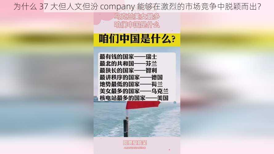 为什么 37 大但人文但汾 company 能够在激烈的市场竞争中脱颖而出？