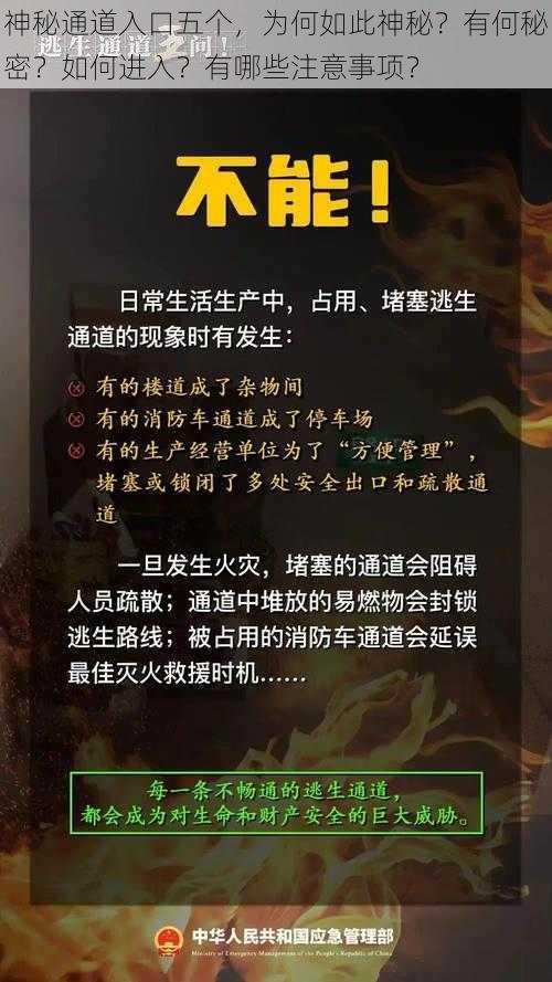 神秘通道入口五个，为何如此神秘？有何秘密？如何进入？有哪些注意事项？