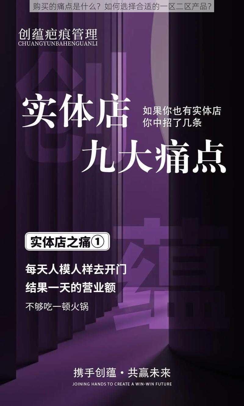 购买的痛点是什么？如何选择合适的一区二区产品？