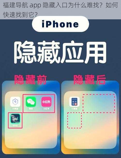 福建导航 app 隐藏入口为什么难找？如何快速找到它？