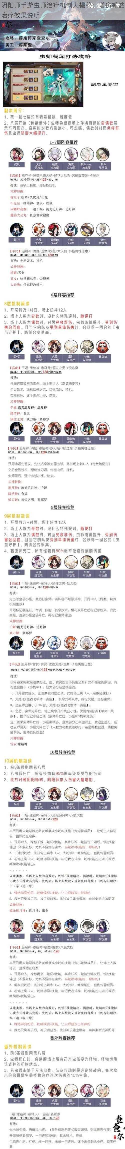 阴阳师手游虫师治疗机制大揭秘：增伤减益治疗效果说明