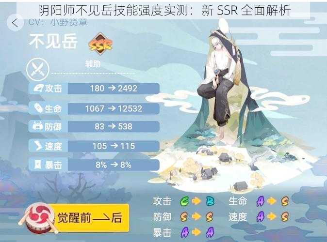 阴阳师不见岳技能强度实测：新 SSR 全面解析