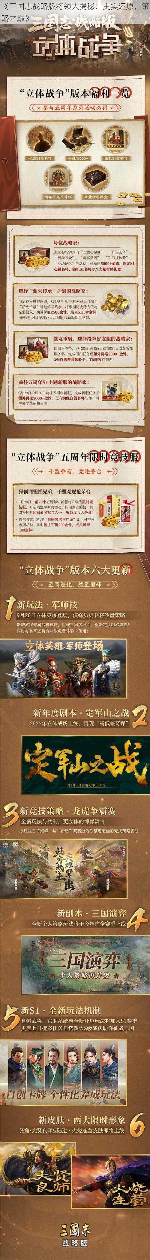 《三国志战略版将领大揭秘：史实还原，策略之巅》