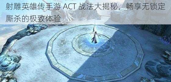 射雕英雄传手游 ACT 战法大揭秘，畅享无锁定厮杀的极致体验