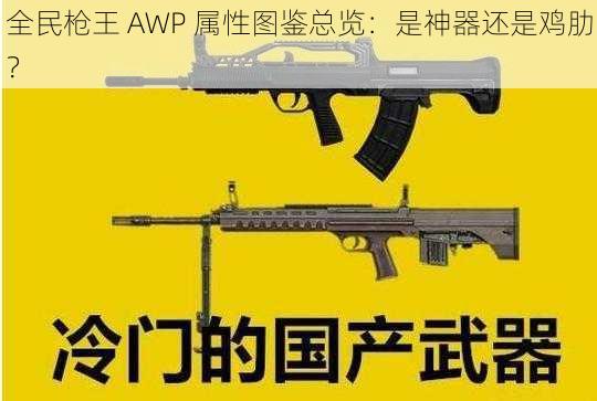 全民枪王 AWP 属性图鉴总览：是神器还是鸡肋？